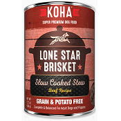Koha Lone Star Brisket Slow Cooked Stew Canned Dog Food